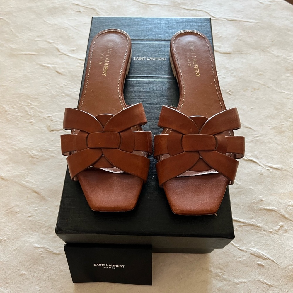 Yves Saint Laurent Tribute Sandals